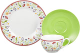 Serwis Kawowy Ritzenhoff & Breker Doppio Shanti, 12 sztuk, porcelana, zielony