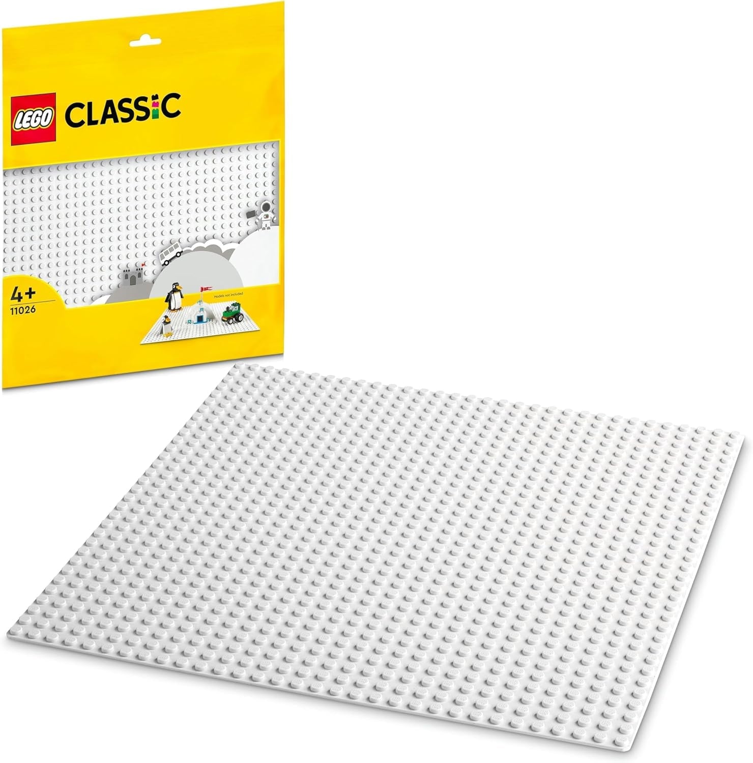 LEGO 11026 Klasyczne białe kwadratowe klocki konstrukcyjne z wcięciami 32X32 jako zestawy podstawowe Zabawki do budowania Zestawy konstrukcyjne w sklepie LEGO 757 lat gwarancji na miejscu