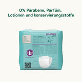 Pieluchy Bambo Nature dla niemowląt, rozmiar 0 (1-3 kg), 144 szt., opakowanie miesięczne | Pieluszki Premium ze zwiększoną ochroną przed wyciekami | Najwyższy komfort i swoboda dla noworodków | Pieluchy testowane dermatologicznie
