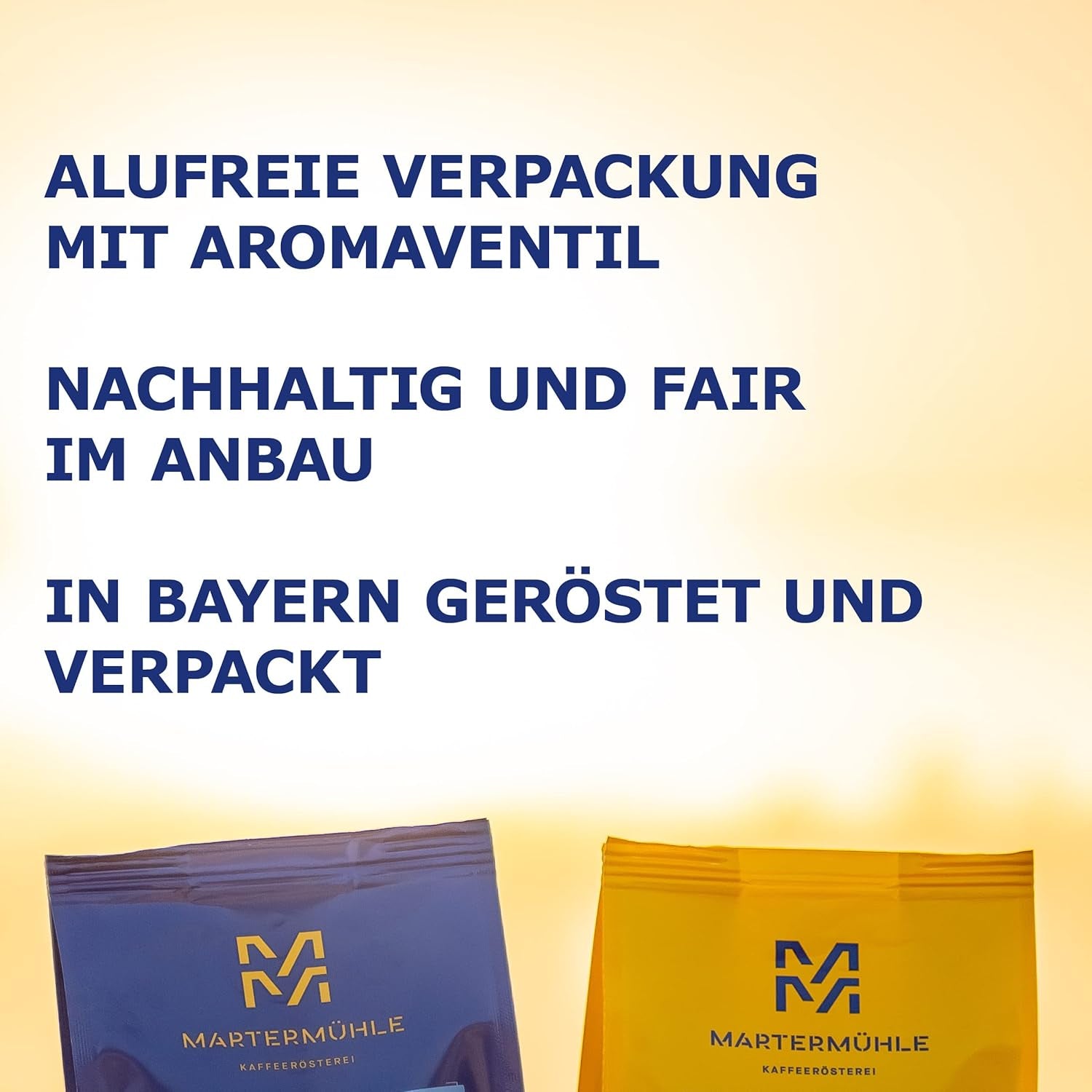 Martermühle Peru Bio Kaffeebohnen 1kg mittelkräftig I Arabica I Aromat: mleczna czekolada, nuty kwiatowe, orzechy I Ganze Bio Kaffee-Bohnen schonend geröstet, säurearm
