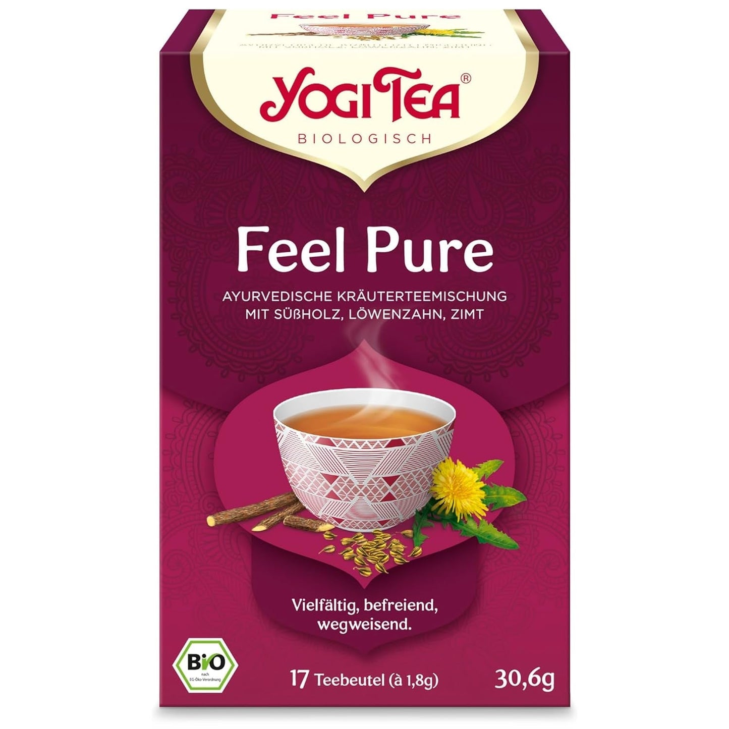 Yogi Tea Alpha Bio Detox, 17 saszetek, 30,6 g