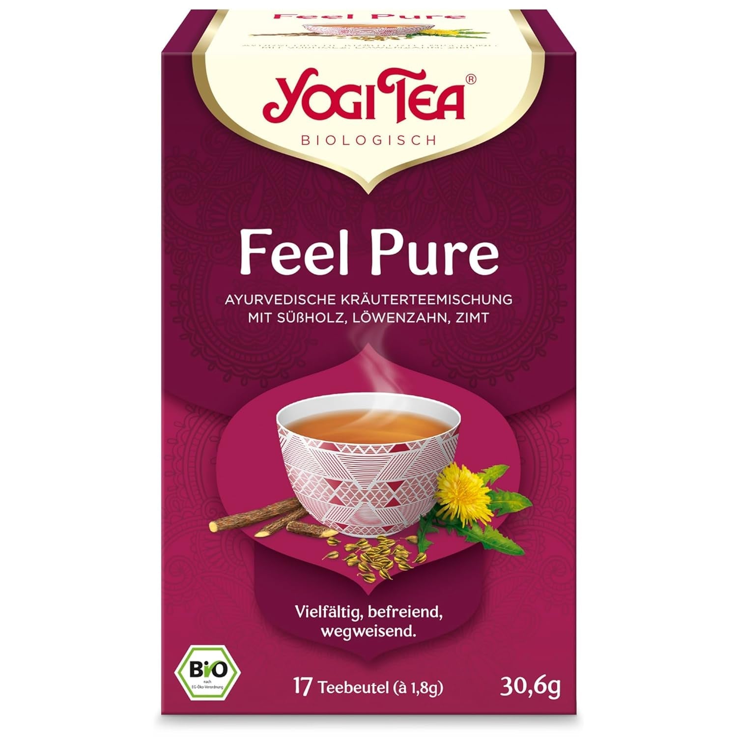 Yogi Tea Alpha Bio Detox, 17 saszetek, 30,6 g