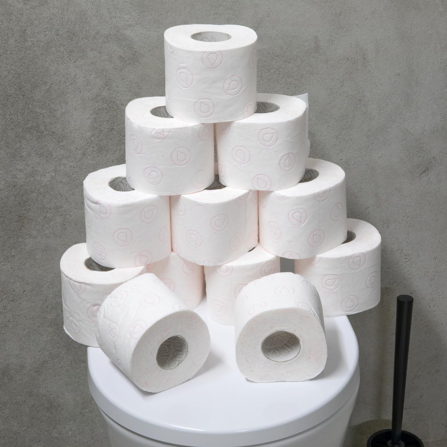 Papier toaletowy Renova 4 warstwy biały dekorowany zapachowy - 12 rolek w rolce Blanco Decorado Perfumado