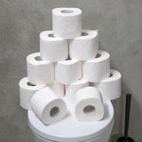 Papier toaletowy Renova 4 warstwy biały dekorowany zapachowy - 12 rolek w rolce Blanco Decorado Perfumado