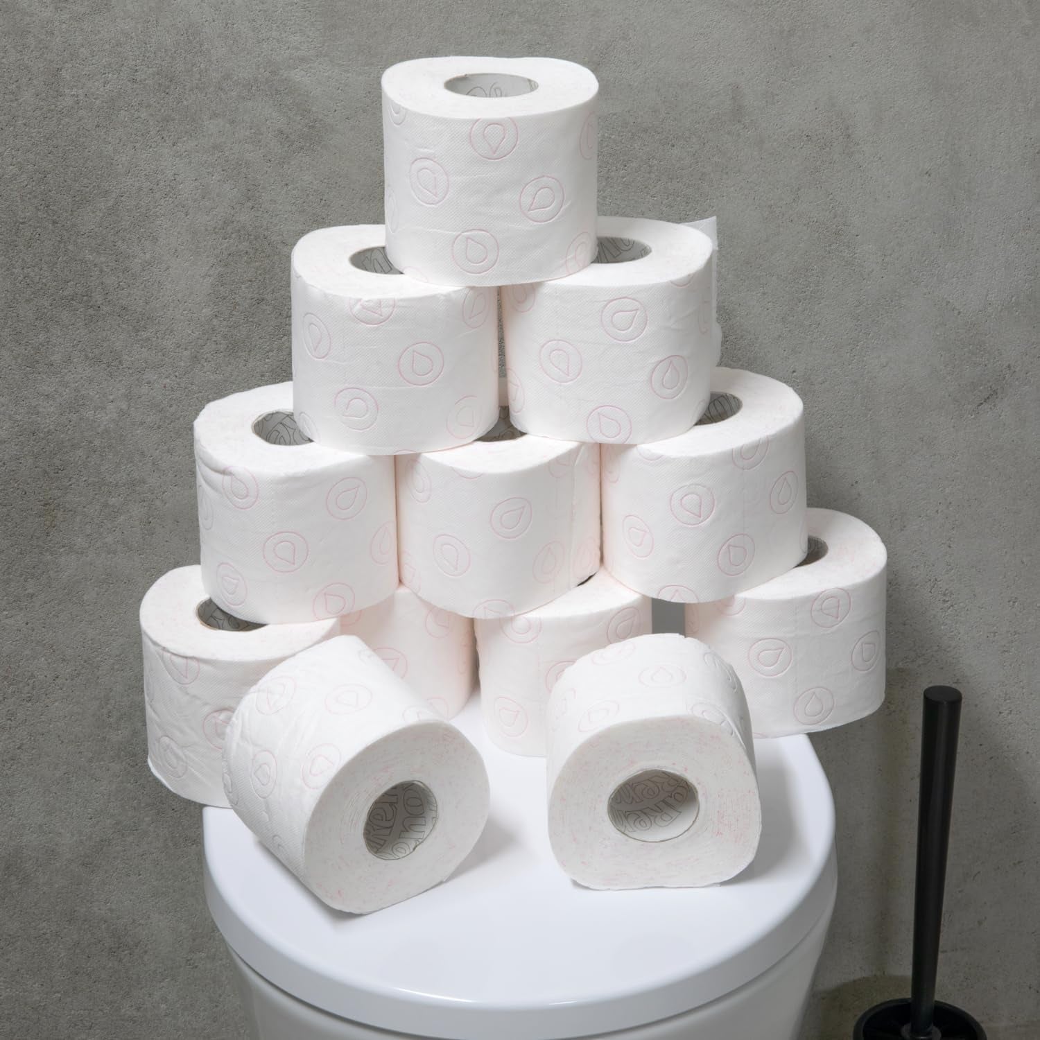 Papier toaletowy Renova 4 warstwy biały dekorowany zapachowy - 12 rolek w rolce Blanco Decorado Perfumado