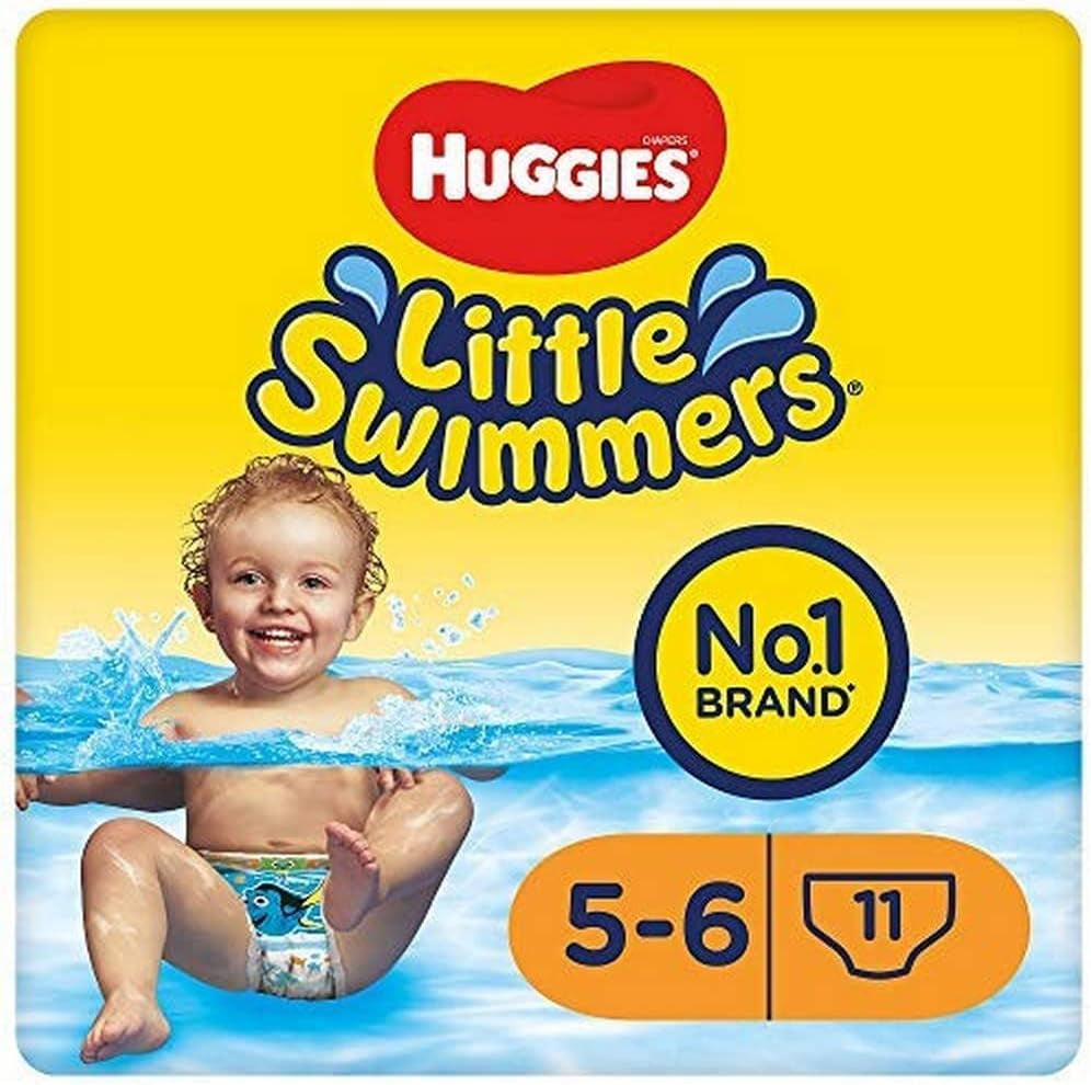 Jednorazowe pieluszki do pływania Huggies Little Swimmers, rozmiary 5-6-66 (spodnie ogółem)