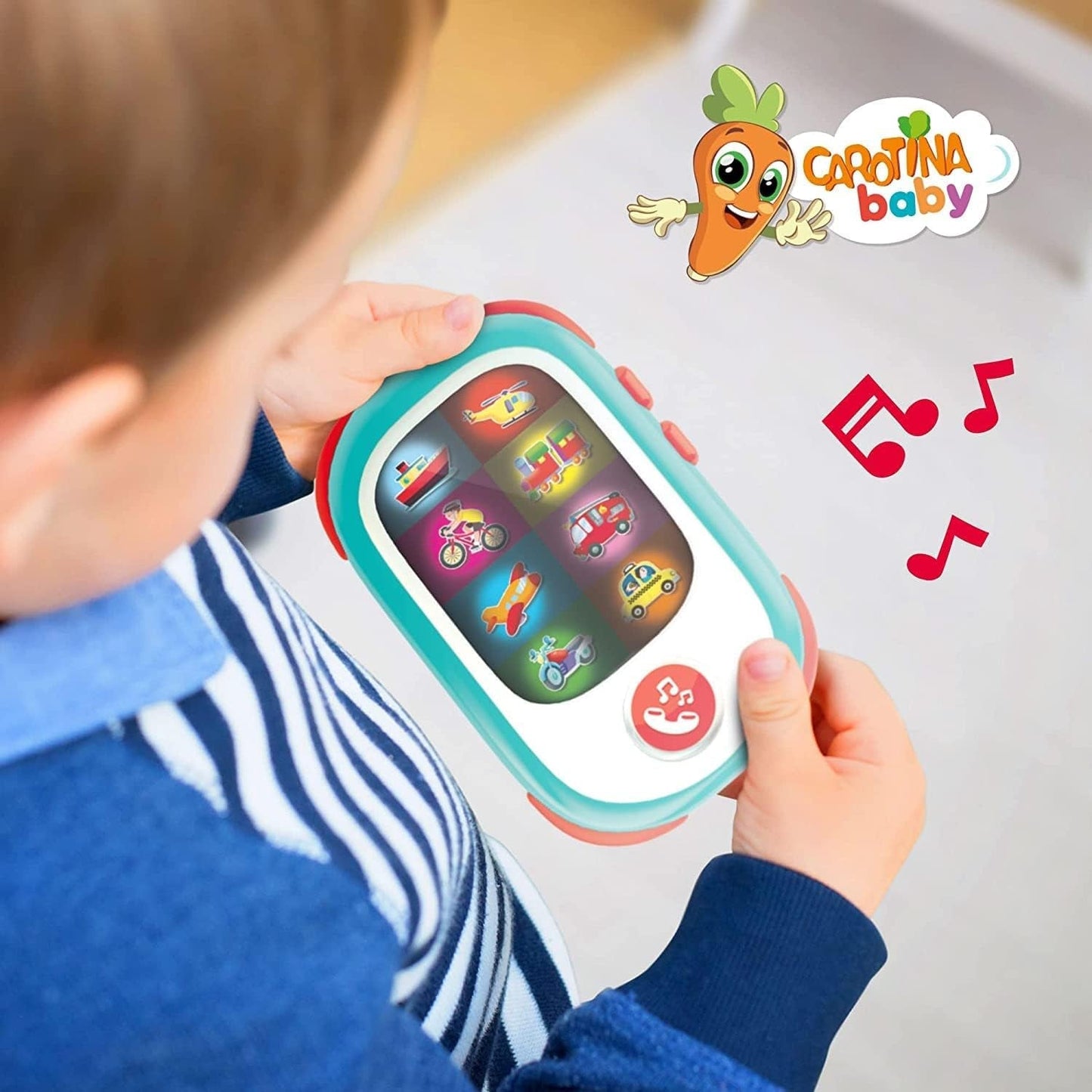 Liscianigiochi 95032 Carotina Baby Smartfon LED, nie dotyczy, S Jucarii Bebe Naty Shop