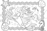Lisciani - DISNEY Puzzle Ariel - Odtwórz i pokoloruj sceny ze swoich ulubionych pudełek - od 7 lat - DUŻE PUZZLE zawierające 250 elementów - zachęcają do zręczności Puzzle Naty Shop