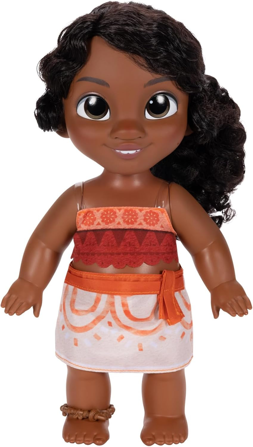 Jakks Pacific Moana 2 Zestaw lalek i figurek Pua z małą siostrą Simeą o wysokości 27 cm, zawiera 1 strój lalki, 1 Pua, 1 plastikową kiść bananów, zalecane dla dzieci w wieku od 3 lat