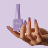 Żelowy lakier do paznokci CANNI, półtrwały, ciemnofioletowy, lakier do paznokci, żel UV, Soak Off, Manicure