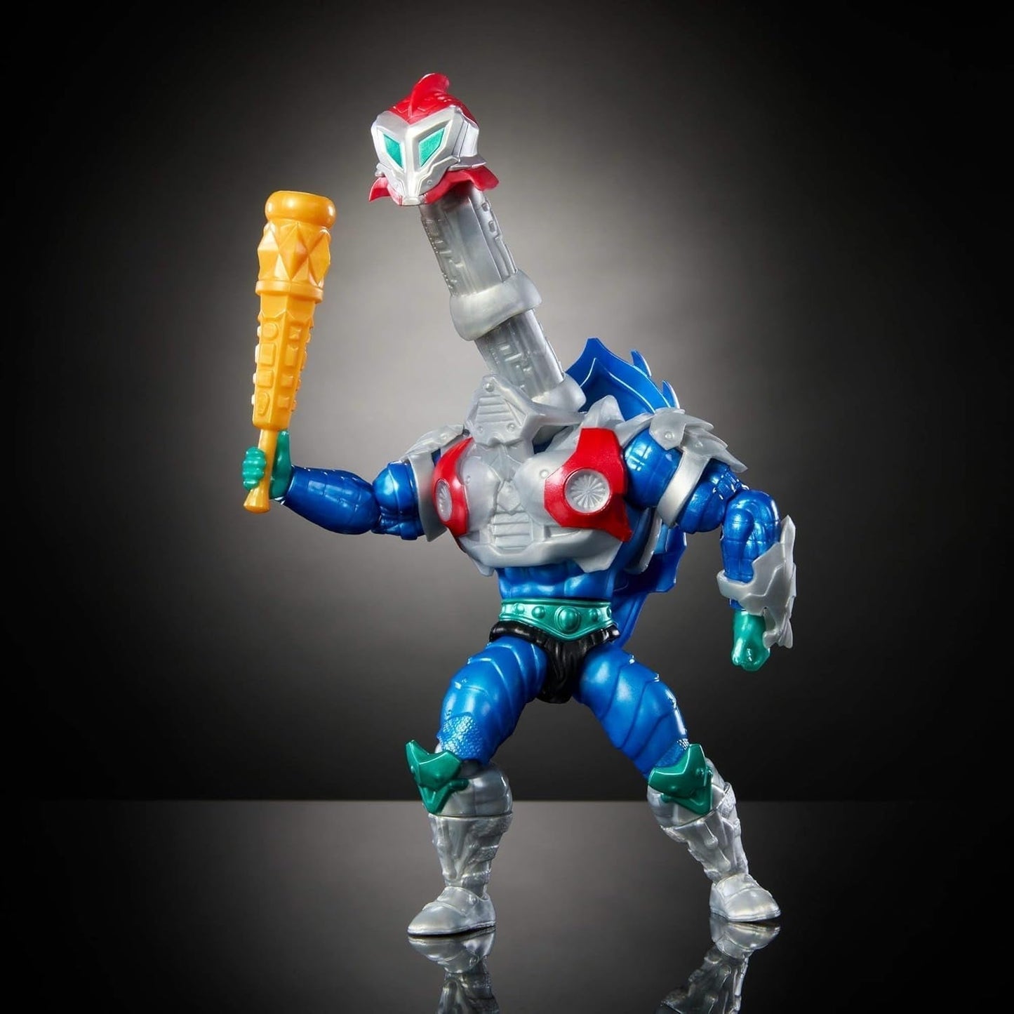 Masters of the Universe Origins Turtles of Grayskull Mekaneck Reptile Wars Ruchoma figurka, Teenage Mutant Ninja i MOTU Crossover Hero Toy, JBN00, [wielokolorowe] Figurki Naty Shop