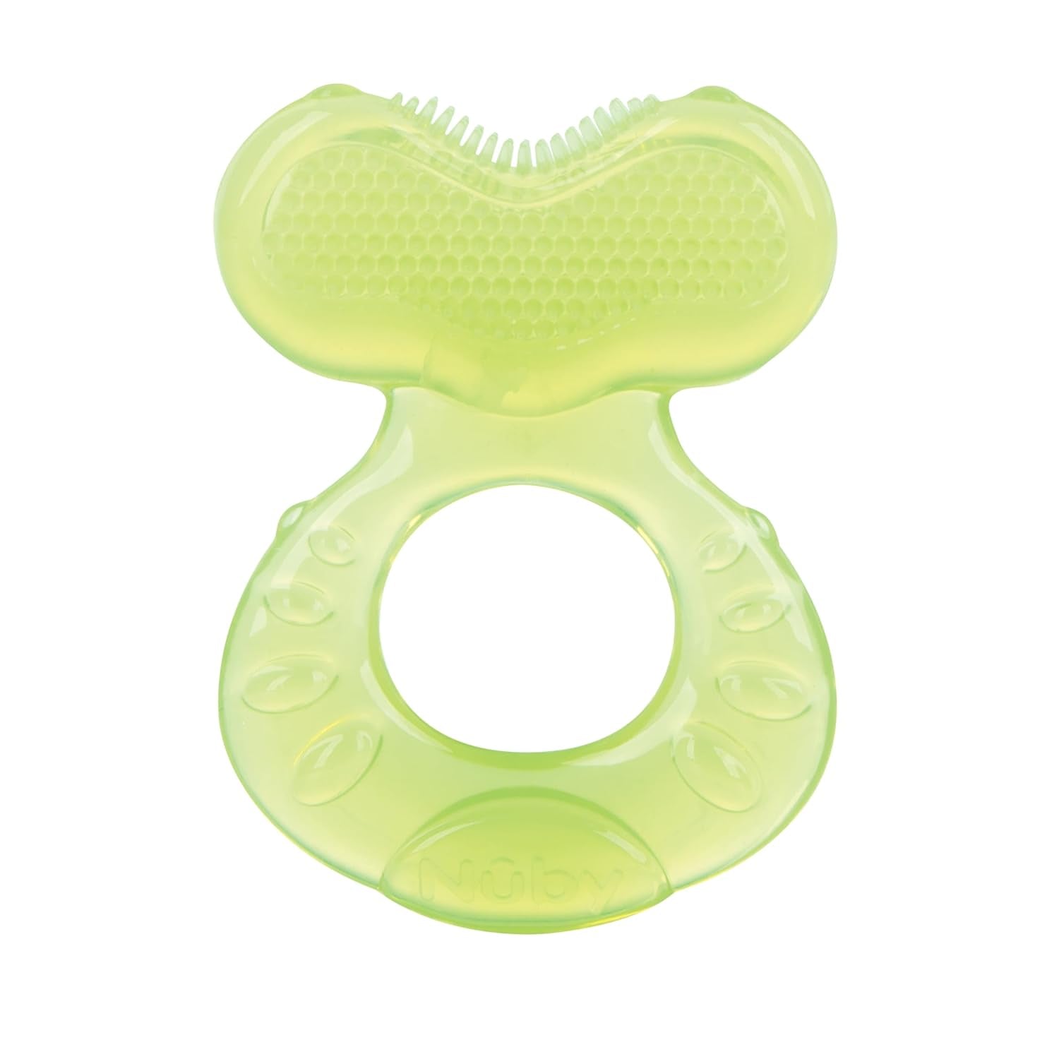 Nuby - 3-stopniowe pierścienie ząbkujące - 3 pierścienie ząbkujące do stymulacji dziąseł i łagodzenia bólu ząbkowania - Zabawka ząbkująca dla dziecka - Bez BPA - 3+ miesięcy
