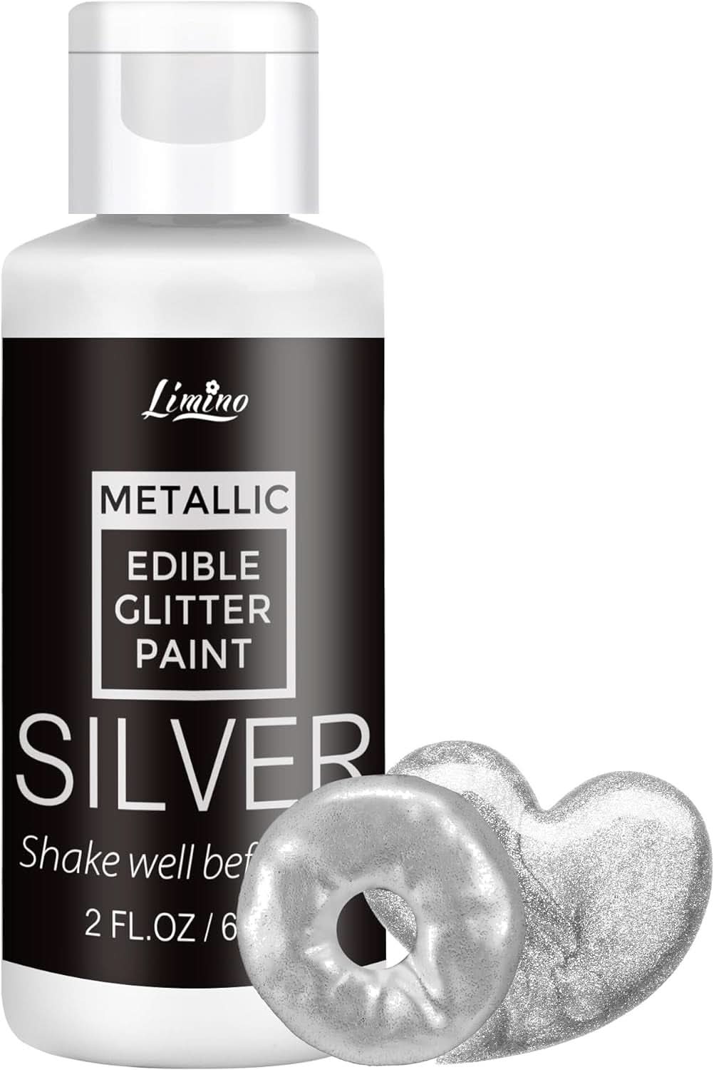 Brokat jadalny w płynie, 60 ml Naty Shop Silver