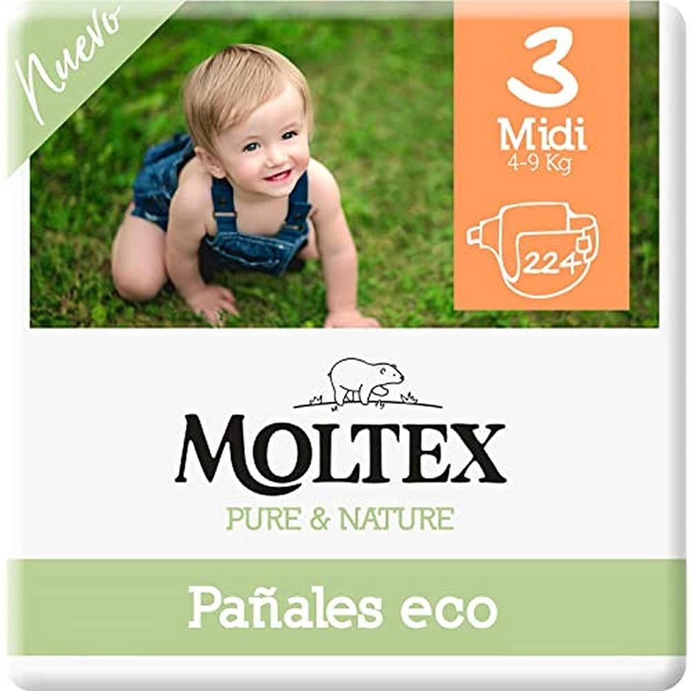 Pieluchy rozmiar 3 (4-10 kg), 224 pieluszki (4 worki po 56 sztuk)