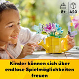 LEGO Creator Zestaw zraszaczy do kwiatów 3 w 1, dekoracja pokoju dziecięcego, zbudowanie zraszacza z bukietem kwiatów, kalosze lub 2 zabawkowe ptaki, kreatywny prezent dla dziewcząt i chłopców w wieku 8 lat 31149 Zestawy do budowania Besuche den LEGO-Store