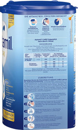 Aptamil Care 2 - Mleko następne po 6 miesiącu, z Omega 3 i 6, DHA i ARA, bez oleju palmowego, żywność dla niemowląt, mleko w proszku, 1 x 800 g (opakowanie 6 szt.)