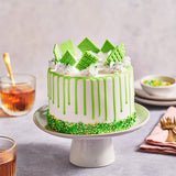 Funcakes Choco Drip Spring Green (zielony): Köstlicher Gesmack, Einfach Zu Verbenen, Perfekt Für Tropfkuchen, Drip Gesmack Nach Schokolade. Wiederverschließbare Packung 180 G. Mieszanka do pieczenia i gotowania Naty Shop