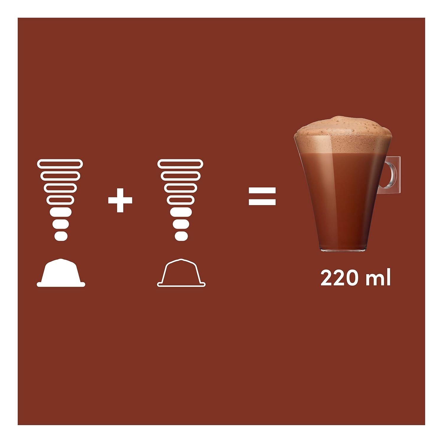 NESCAFÉ DOLCE GUSTO Chococino Kakaokapseln 3-pak (3 x 16 Kapseln)