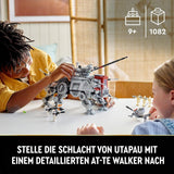 LEGO Star Wars Mobilny model zabawkowy At-Te Walker Zestaw minifigurek zawierający 3 żołnierzy-klonów, droidy bojowe i droida karłowatego 75337 Zestawy do budowania Besuche den LEGO-Store