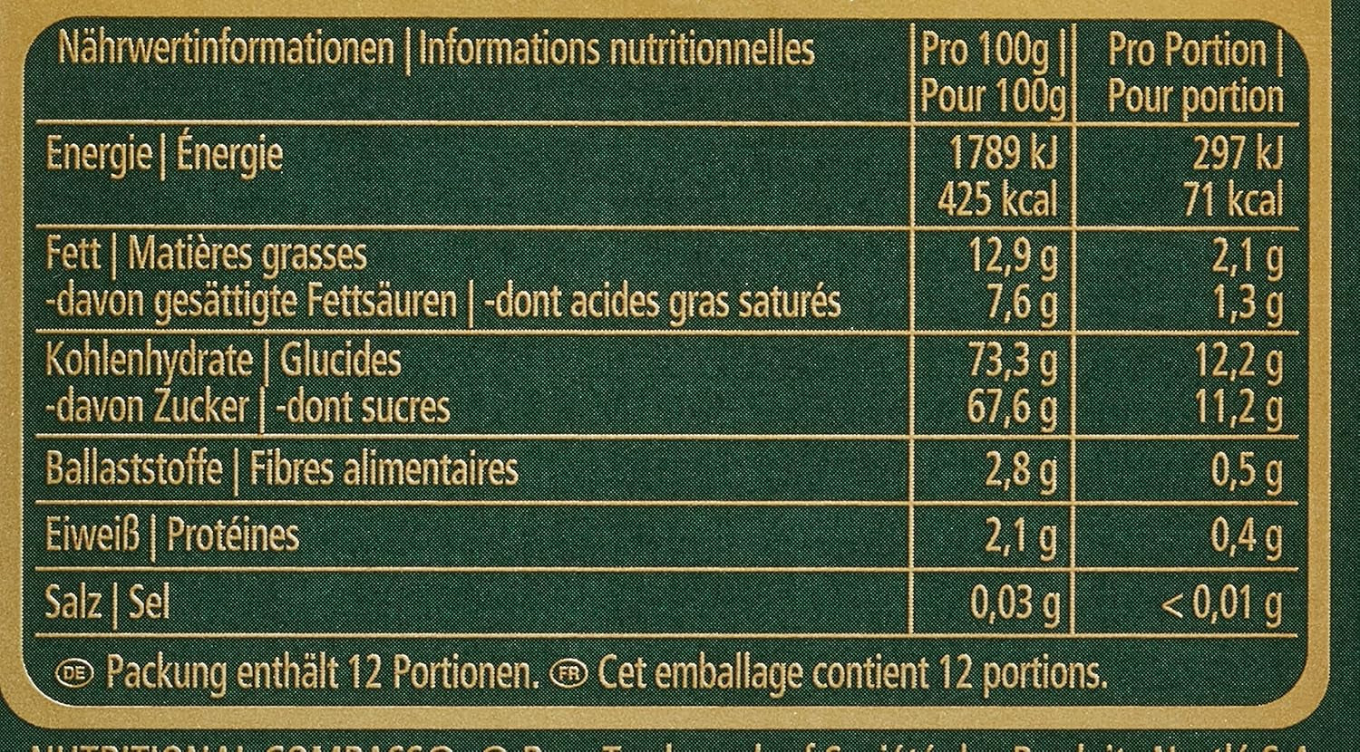 NESTLÉ AFTER EIGHT Cienkie kwadraty z ciemnej czekolady z nadzieniem miętowym dla koneserów Opakowanie 5 sztuk (1 x 200g)