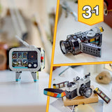 LEGO Creator Zabawka z aparatem retro 3 w 1, kamera, telewizor, dekoracje na biurko dla dzieci lub akcesoria do sypialni, prezenty fotograficzne dla dziewcząt i chłopców w wieku 8 lat 31147 Zestawy do budowania Kup w sklepie LEGO