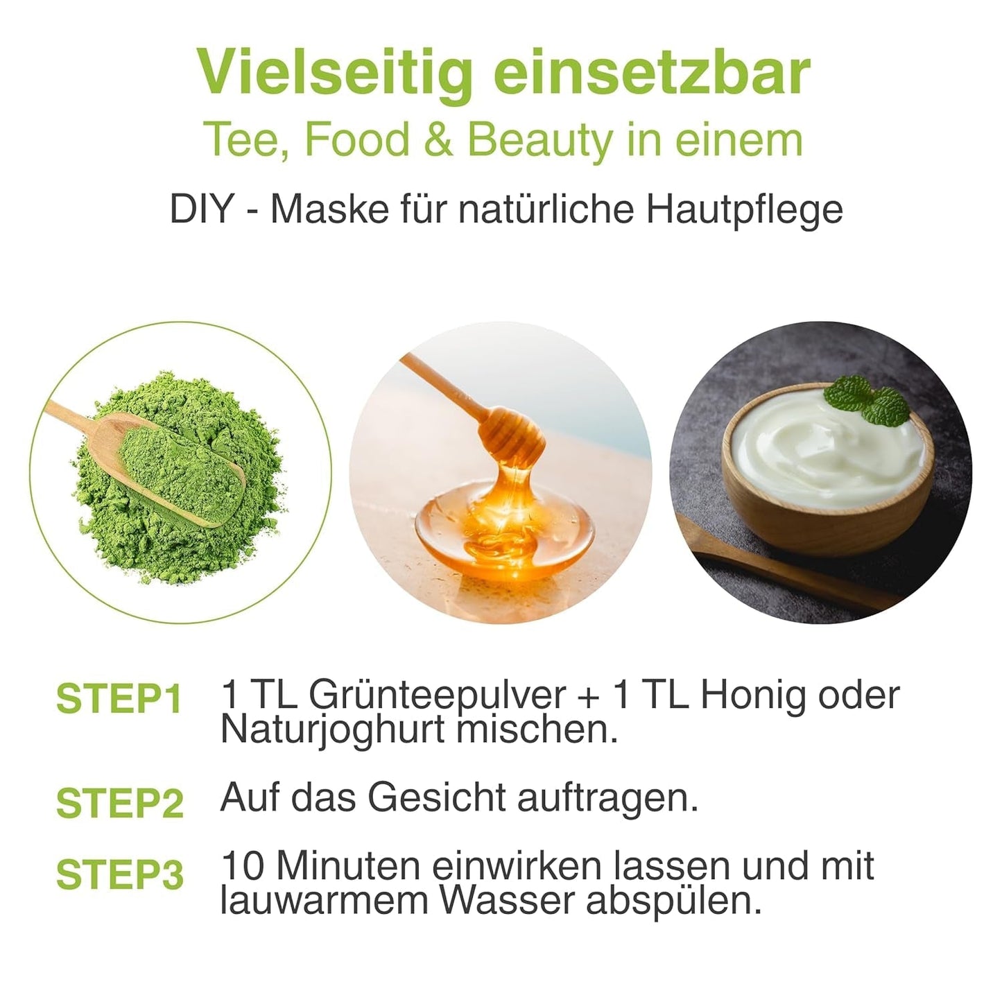 Bohyang Garden Matcha w proszku 100g – Zielona herbata Premium z Korei Południowej | Drobno mielony i bogaty w tradycję | Do latte, koktajli, wypieków i rytuałów higieny osobistej | Matcha w proszku w zamykanej torebce