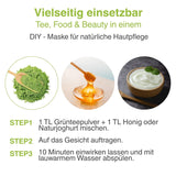 Bohyang Garden Matcha w proszku 100g – Zielona herbata Premium z Korei Południowej | Drobno mielony i bogaty w tradycję | Do latte, koktajli, wypieków i rytuałów higieny osobistej | Matcha w proszku w zamykanej torebce
