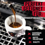 DEAD OR ALIVE Espresso No3 - Starke Espressobohnen 1kg - 100% Robusta - Kaffeebohnen für Kaffeevollautomat und Espressomaschine - Ganze Bohnen mit viel Koffein aus Italien - Kawa ziarnista