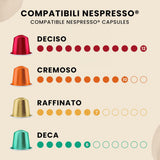 - Kapsułki kompatybilne z Kaffee Nespresso® – bezkofeinowe – 10 kapsułek (opakowanie po 5)