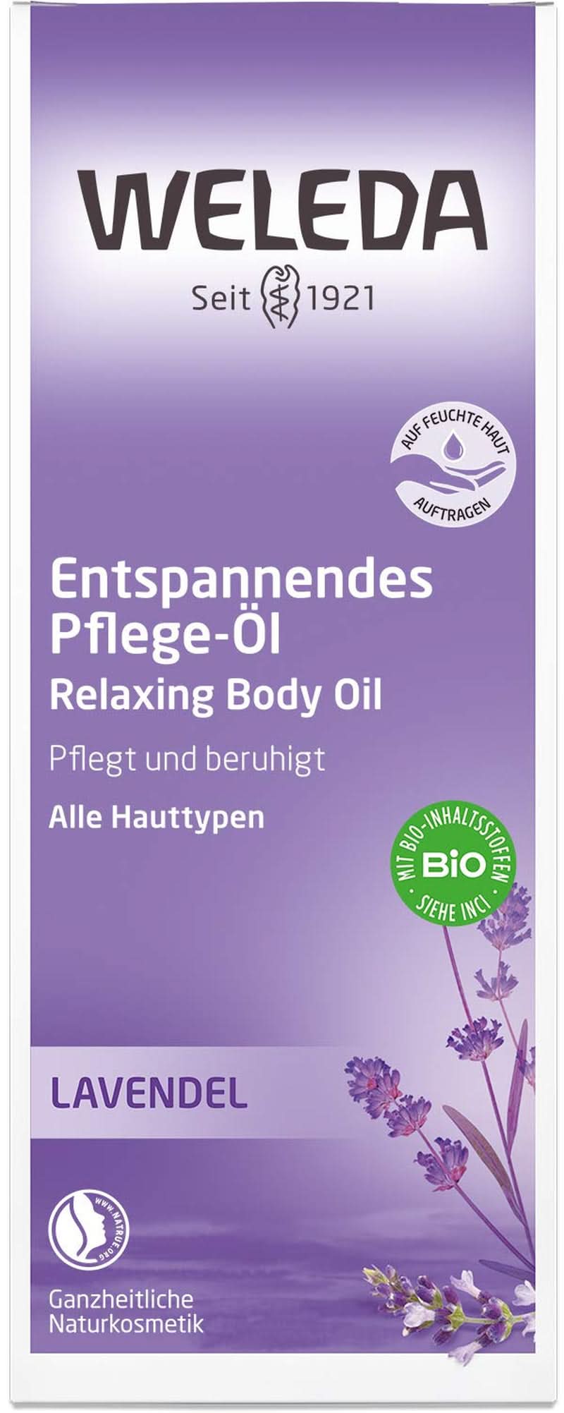 WELEDA Organiczny olejek do ciała lawendowy, 100 ml Sklep z kosmetykami i urodą Naty