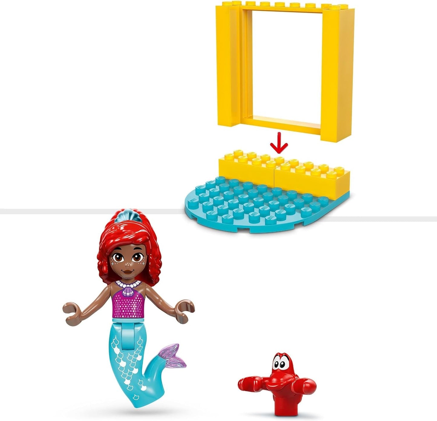 LEGO® Disney Zabawka do budowania sceny muzycznej księżniczki Arielle z 2 figurkami, pomysł na prezent dla dziewcząt i chłopców od 4 lat i fanów seriali telewizyjnych, zabawka dla dzieci 43235 Zestawy do budowania Beuche den LEGO-Store