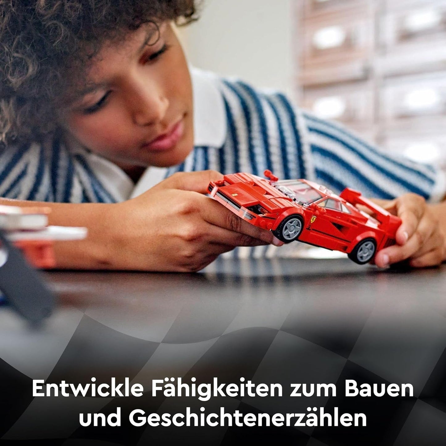 Supersamochód sportowy LEGO Speed Champions Ferrari F40, zestaw z samochodem do zbudowania i minifigurką kierowcy, kolekcjonerski zestaw do budowania dla dzieci, prezent dla chłopców i dziewcząt 76934 Zestawy do budowania Besuche w sklepie LEGO