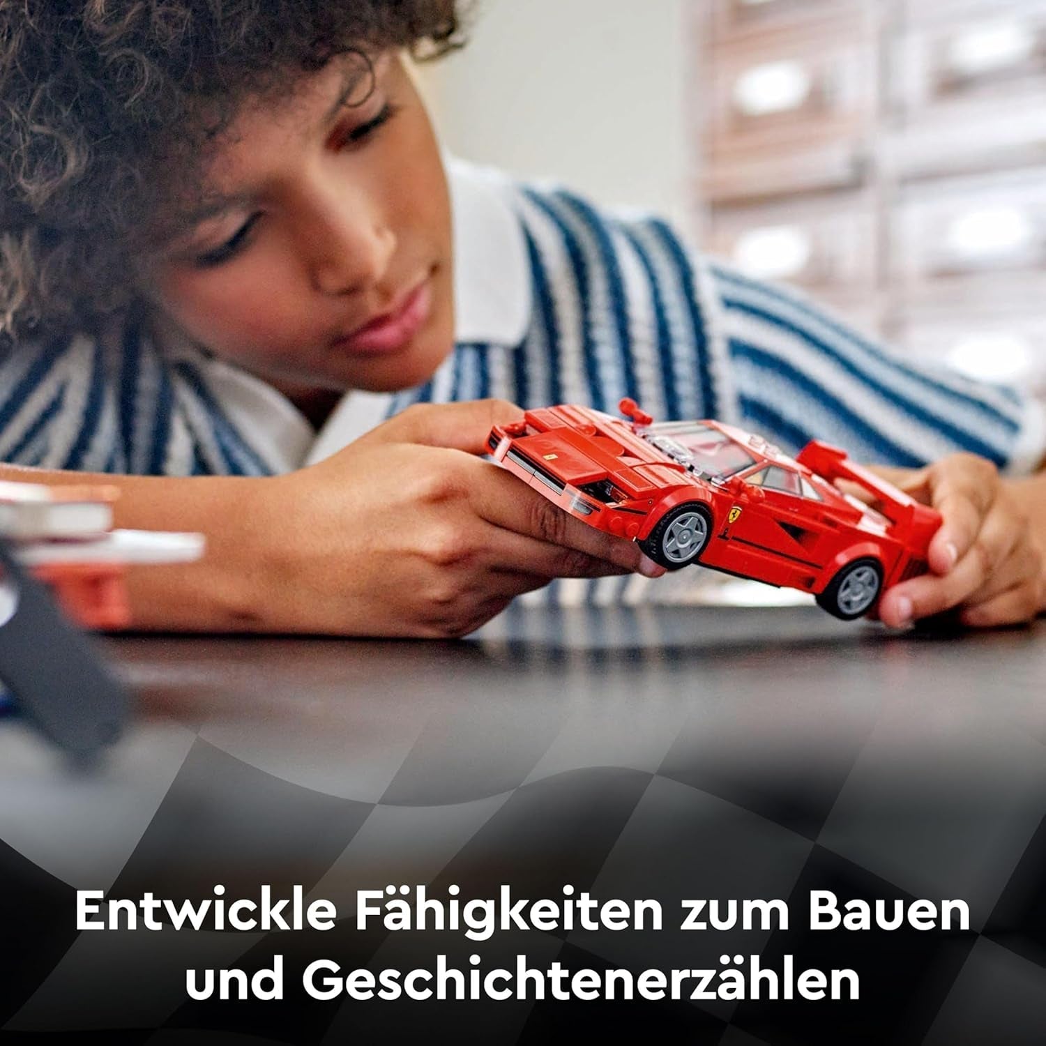 Supersamochód sportowy LEGO Speed Champions Ferrari F40, zestaw z samochodem do zbudowania i minifigurką kierowcy, kolekcjonerski zestaw do budowania dla dzieci, prezent dla chłopców i dziewcząt 76934 Zestawy do budowania Besuche w sklepie LEGO