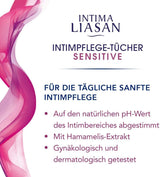Intima Liasan marki Sagrotan Sensitive podpaski intymne bez mydła i alkoholu, 30 sztuk
