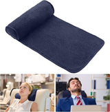 Szezlong Poduszka pod szyję Poduszka pod głowę Pluszowa regulowana poduszka Rolka pod szyję Antypoślizgowa polarowa sofa Poduszka pod szyję Poduszka podpierająca głowę do podróży Domowy szezlong Sofa Fotel (czarny)