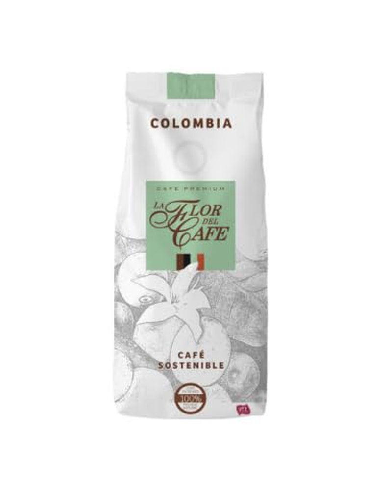 Kawa ziarnista z Kolumbii, 100% Arabica, certyfikat UTZ, rolnictwo zrównoważone, intensywny aromat, ekonomiczne opakowanie 10 sztuk