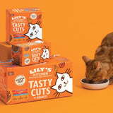Lily's Kitchen, z naturalnych składników, pyszne kawałki w sosie z kurczaka, mokra karma dla dorosłych kotów, puszka 70g