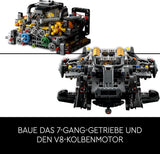 LEGO Technic Mclaren P1 Super Zestaw samochodów sportowych dla dorosłych Fani samochodów Prezent V8 Silnik tłokowy 7-biegowa skrzynia biegów Model samochodu w skali Zestaw samochodzików zabawkowych 42172 Zestawy do budowania Besuche den LEGO-Store