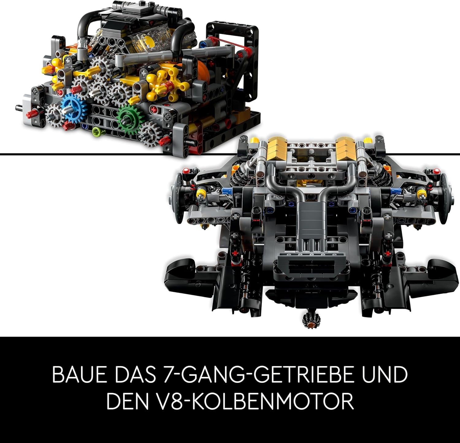 LEGO Technic Mclaren P1 Super Zestaw samochodów sportowych dla dorosłych Fani samochodów Prezent V8 Silnik tłokowy 7-biegowa skrzynia biegów Model samochodu w skali Zestaw samochodzików zabawkowych 42172 Zestawy do budowania Besuche den LEGO-Store