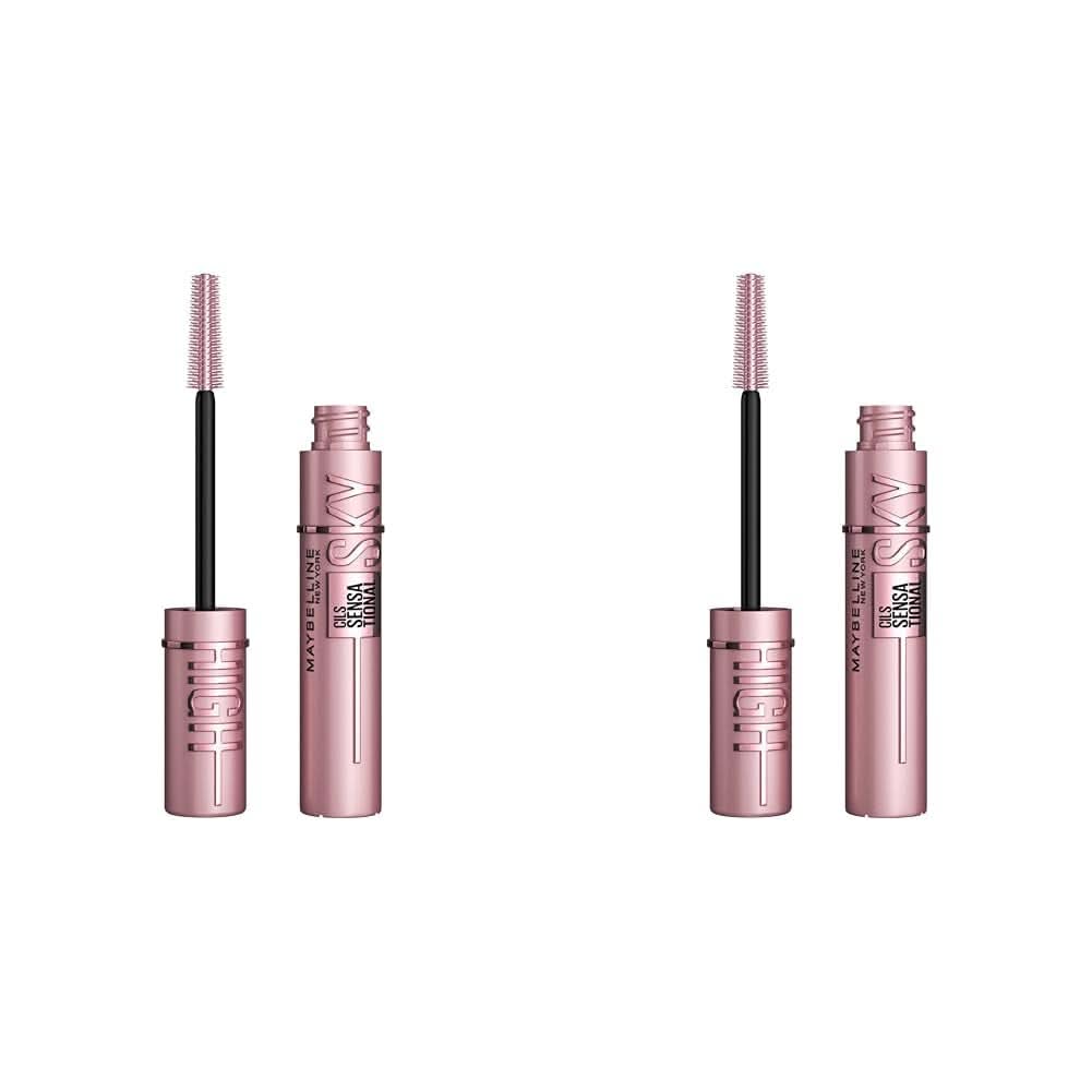 Maybelline Lash Sensational Sky High Kosmetyki i uroda Naty Shop Very Black 9,6 ml (2 sztuki) Lash Sensational Sky High Tusz do rzęs, bardzo czarny