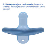 Philips AVENT Soothie - smoczek bez BPA dla dzieci w wieku 0-6 miesięcy, niebieski/jasnoniebieski (model SCF099/21)
