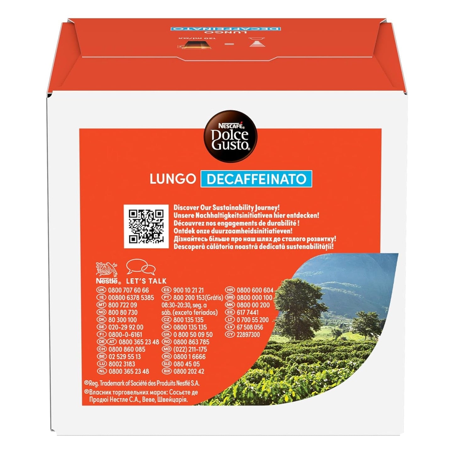 NESCAFÉ DOLCE GUSTO Lungo Decaffeinato Kawa w kapsułkach 3-pak (kapsułki 3 x 16)
