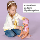 BABY Born Lena (Little Baby Girl) 36Cm, lalka 7-funkcyjna dla dzieci od 1 roku życia, działa bez baterii, duża lalka 36cm Dolls Naty Shop