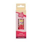 Funcakes Cherry Pink Gel Barwnik spożywczy: Wysoce skoncentrowany barwnik spożywczy do ciast, śmietany, kremówki, marcepanu, ciastek, łatwe dozowanie, pojedyncze krople dla uzyskania żywych kolorów, Halal, 30g