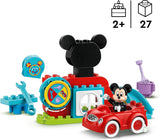 LEGO DUPLO - Klub Disneya Miki i samochód - zabawka edukacyjna dla przedszkolaków - zestaw do budowania zawierający 2 minifigurki, w tym Myszkę Miki i Komputerowe Toodles - pomysł na prezent dla chłopców i dziewcząt od 2 lat 10454 Zestawy do budowania Beuche den LEGO-Store