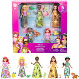 Mattel Disney Princess Zestaw do przekształcenia Powóz do zamku z małą lalką Aurora, 3 poziomy, 6 obszarów do zabawy, 4 figurki, meble i akcesoria Lalki HWX17 Zestaw przyjaciół Naty Shop