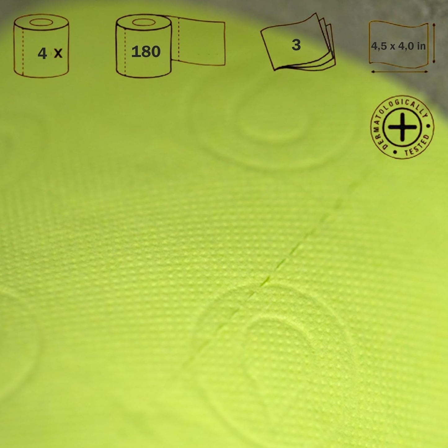 Papier toaletowy Renova, zielony, 4 rolki