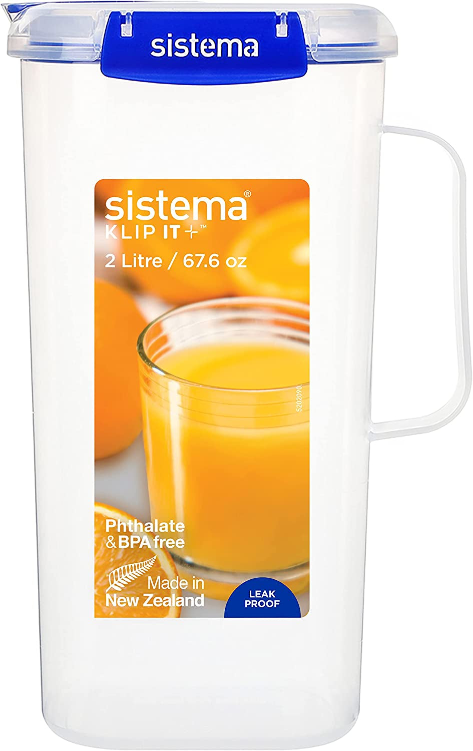 System KLIP IT Plus zestaw słoików do przechowywania żywności, okrągły | 300 ml l | hermetyczne, nadające się do układania w stosy i hermetyczne słoiki do przechowywania z pokrywkami | nadaje się do lodówki/zamrażarki | bez BPA | 4 sztuki Pudełka do przechowywania żywności Naty Shop 2000 Ml