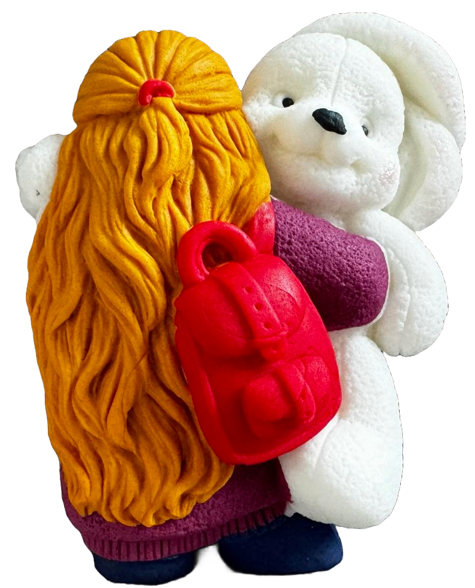 Jadalna dekoracja z pasty cukrowej, Ozdoby Pretty Girl z Naty Shop Sugar Paste
