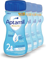 Aptamil Pronutra 2, mleko następne po 6 miesiącu, gotowe do spożycia mleko dla niemowląt (4 x 200 ml)